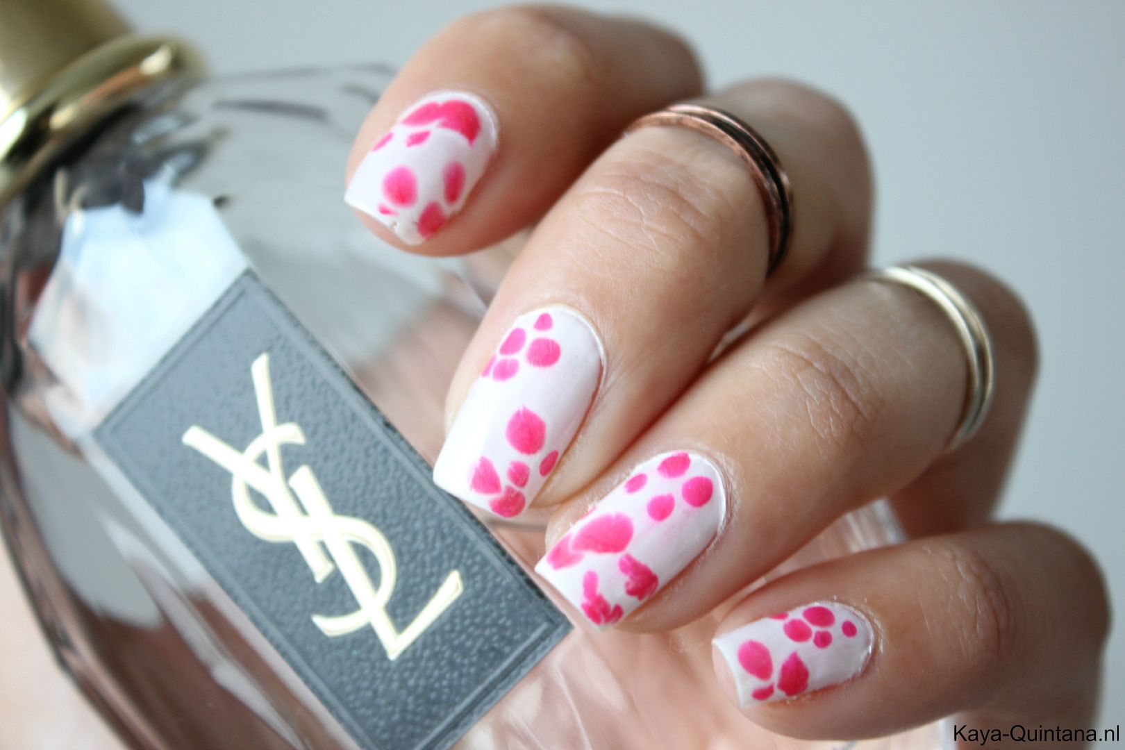 Nagels Pink batik nail art KayaQuintana